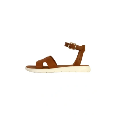 Afbeelding van Geox Dandra Sandalen, Dames, Maat: 39, Camel lt or Leer