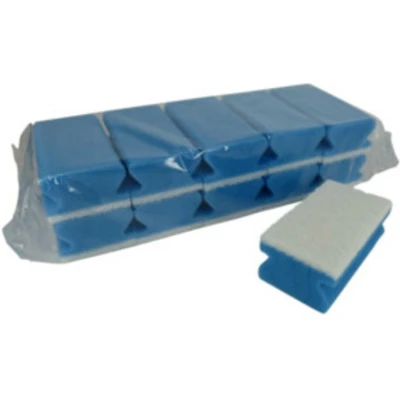 Afbeelding van Multy Schuursponsjes Krasvrij Easy Grip Blauw 10 stuks
