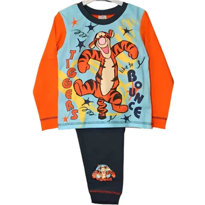Afbeelding van Teigetje pyjama blauw Winnie de Poeh pyama maat 104/110
