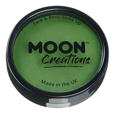 Afbeelding van Moon Creations Professionele watergeactiveerde gezichtsverf Grasgroen
