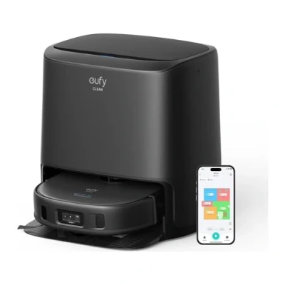 Afbeelding van Eufy Clean X9 Pro ACS Robotstofzuiger en dweilcombi met Auto Station 2 roterende dweilen