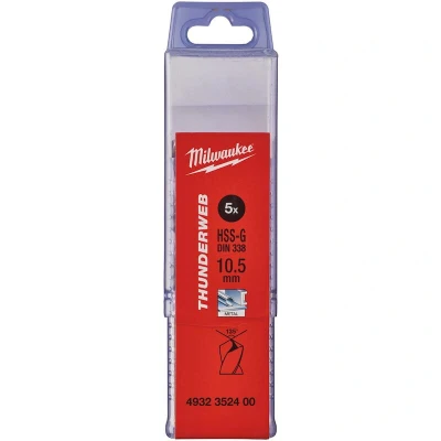 Afbeelding van Metaalboor Hss G Thunderweb 10,5 X 133 Mm (5 Stuks)