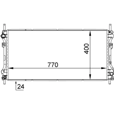 Afbeelding van Mahle Original Radiateur CR 1143 000S