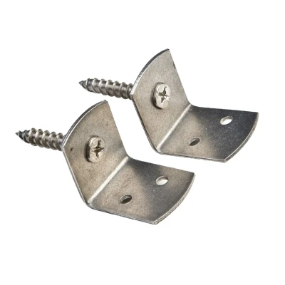 Afbeelding van Hoekverbinder Schutting Schermsteunen 30x30 mm RVS Default