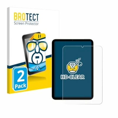 Afbeelding van BROTECT Screenprotector voor Apple iPad Mini 7 2024 Folie Beschermfolie transparant (2 Stuks)