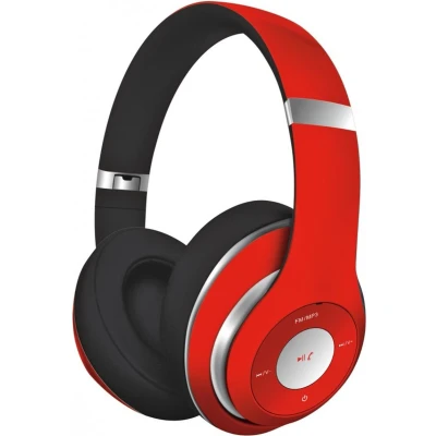 Afbeelding van Platinet Draadloze Gaming Headset / Bluetooth met FM Radio Rood