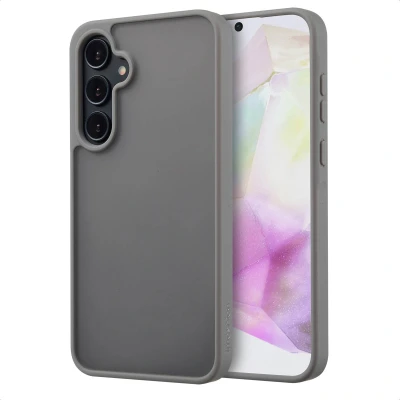 Afbeelding van Samsung Galaxy A35 Hoesje Kunststof imoshion Hardcase/Backcover Grijs Telefoonhoesje