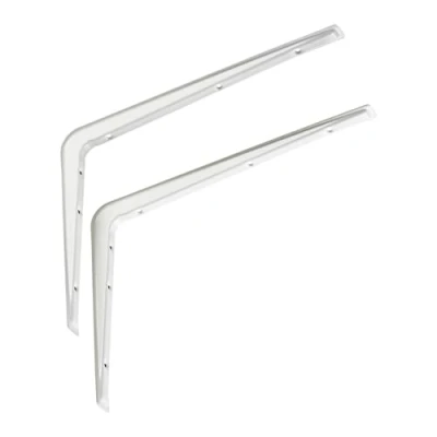 Afbeelding van SOTECH 2 stuks Plankdrager RK15 wit 370 x 271 mm Wandsteunen Beugels