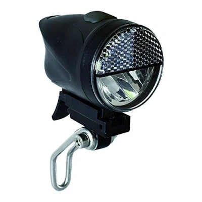 Afbeelding van BÜCHEL Fietslamp voor led, 40/15 lux, StVZO goedgekeurd met tot 5 uur batterijduur, oplaadbare koplamp, fietslamp, micro USB