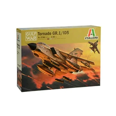 Afbeelding van ITALERI 2783S 1:48 Tornado GR.1/IDS Gulf War, modelbouw, bouwpakket, staande knutselen, hobby, lijmen, plastic bouwset, detailgetrouw, ongelakt