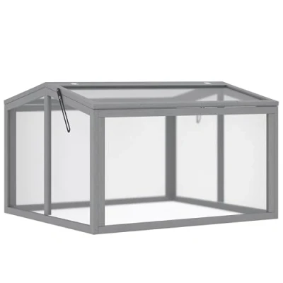 Afbeelding van Outsunny Verhoogd bed met houten frame 845 380