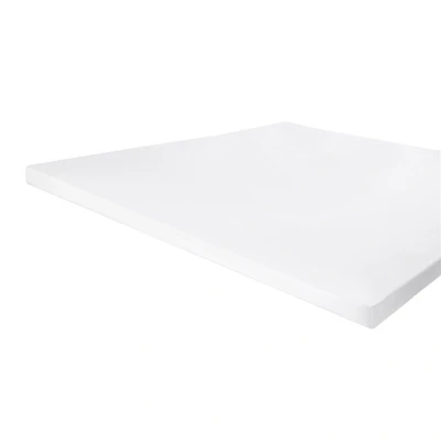 Afbeelding van Walra Hoeslaken Jersey Stretch Topper Wit 180x200/210 cm Lits jumeaux 100% katoen