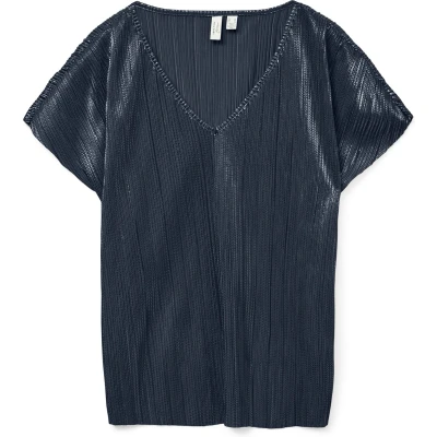 Afbeelding van VERO MODA top donkerblauw met lurex