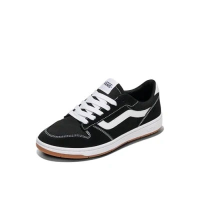 Afbeelding van Vans Heren Ryland Ls Sneaker, Suede/Canvas Zwart/Wit, 14 UK, Suede Canvas Zwart Wit, 49 EU