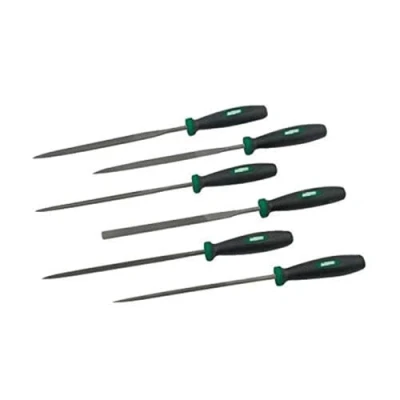 Afbeelding van Brudermannesmann Brüder Mannesmann Sleutelvijlen (set van 6 stuks) in koffer