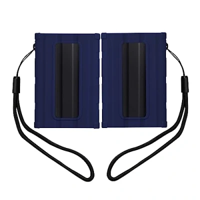 Afbeelding van kwmobile case voor harde schijf geschikt Samsung Portable SSD T7 Shield cover van silicone In blauw