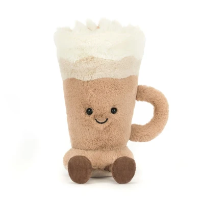 Afbeelding van Jellycat Amuseables Latte knuffel in de kleur Bruin