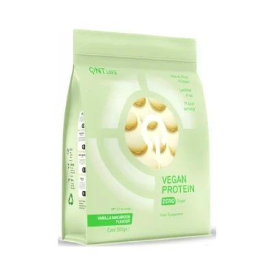 Afbeelding van QNT Vegan Protein Vanilla Macaroon (500 gr)
