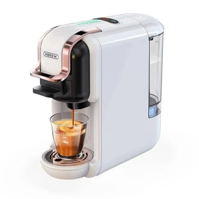 Afbeelding van HiBREW 5 in 1 capsule koffiezetapparaat H2B (wit)