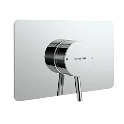 Afbeelding van Bristan PM2 SQSHCVO C Prisma Verborgen Sequentiële Doucheklep, Chrome