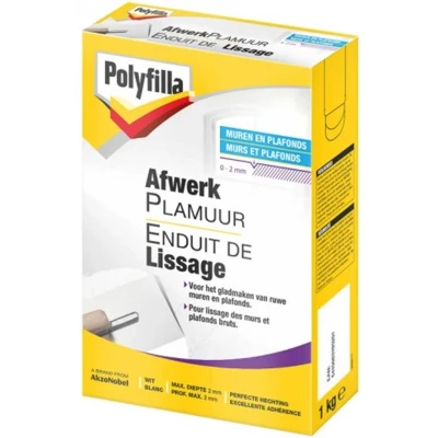 Afbeelding van Polyfilla Afwerkplamuur 1KG