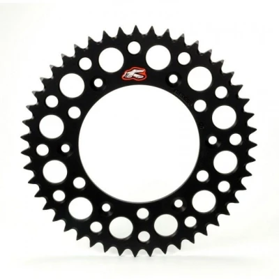 Afbeelding van Renthal Achtertandwiel 52 tanden Zwart Honda CR125 1984 2007 CR250 CRF250R 2004 2023 CRF450R 2002