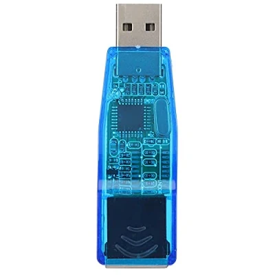 Afbeelding van USB Ethernet Adapter, 10/100 Mbps Gigabit Bekabelde LAN Netwerkadapter, Plug And Play, Geschikt voor Windows ME/2000/XP/Vista