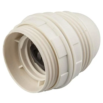 Afbeelding van Poly Pool PP0477X lamphouder E27, 2 ringen, wit