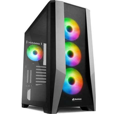 Afbeelding van Sharkoon TG7M RGB PC behuizing Zwart