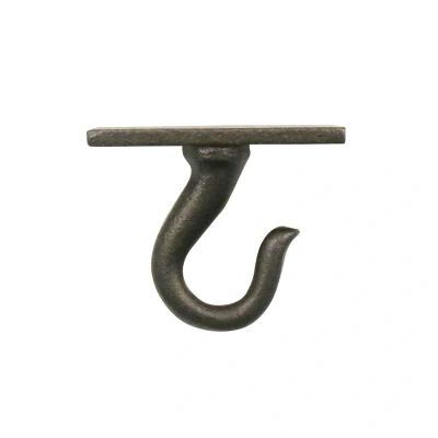 Afbeelding van Good in Style Plafondhaak 60x21mm blank gelakt