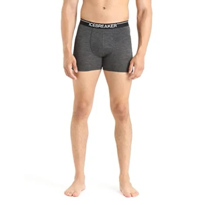 Afbeelding van Ondergoed Icebreaker Men Anatomica Boxers Jet Heather XXL
