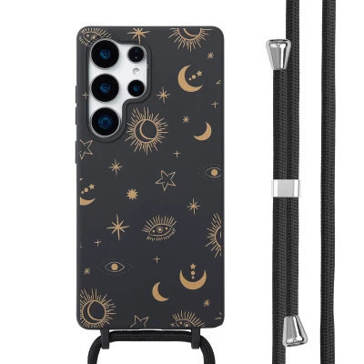 Afbeelding van Samsung Galaxy S25 Ultra Hoesje Siliconen en TPU (zacht) imoshion Softcase/Koordhoesje/Backcover Sky Black Telefoonhoesje