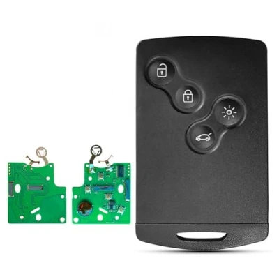 Afbeelding van Afstandsbediening sleutelkaart autosleutel toetsen behuizing voor Renault Megane 3 Laguna Scenic Fluence Keyless 433MHz ID46 PCF7952A Chip Smart Remote Car Key