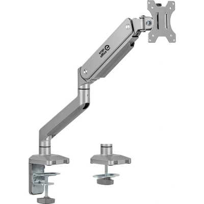 Afbeelding van Ergo Office Monitorstandaard Dubbele arm Veerbelast 17&quot; 32&quot; Zilver ER 447