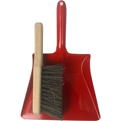 Afbeelding van Synx Tools kinder stoffer en blik rood kinderbezem kinderen bezems