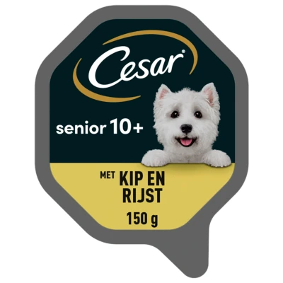 Afbeelding van Cesar Alu Senior 150 g Hondenvoer Kip&amp;Rijst