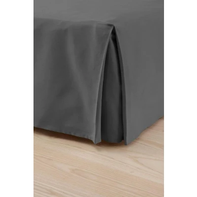 Afbeelding van Bio kwaliteit bedhoes 45 cm biologisch katoen zacht en duurzaam Corner Bed Skirt