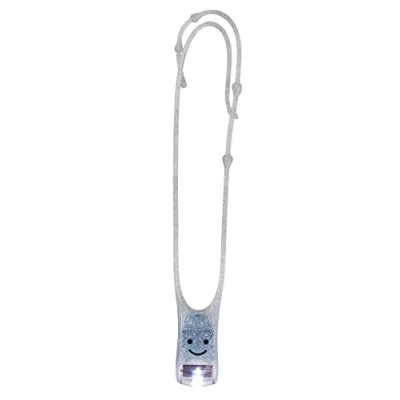 Afbeelding van moses. Lese Buddy 26244 leeslamp voor kinderen, multifunctionele in zilver met glitter, zaklamp om te hangen