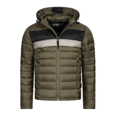 Afbeelding van Indicode Jeans Hampshire Winterjas, Heren, Maat: Small, Army mix