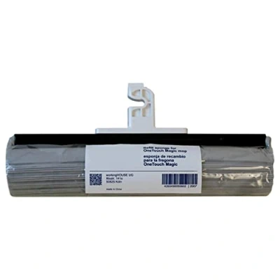 Afbeelding van CleanAid OneTouch Magic Mop Vloermop Ultra absorberende PVA Spons Squeeze Schoon zonder natte en vuile handen te krijgen Zelfwringende dweil voor alle gladde vloeren Vervanging