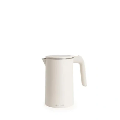 Afbeelding van CREATE Kettle Studio Pro Elektrische waterkoker, 1 l, gebroken wit, temperatuurregeling, warmhoudfunctie, snoeropwikkeling, automatische uitschakeling, 1000 W