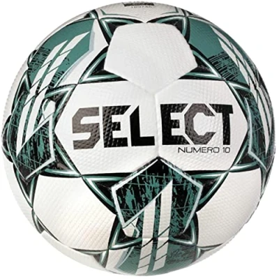 Afbeelding van Select Numero 10 V23 (Size 5) Wedstrijdbal Wit / Turkoois Maat: 5