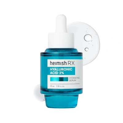 Afbeelding van HEIMISH RX Hyaluronzuur Hydraterend Serum voor het Gezicht, Gezichtsserum Gevoelige Huid, Niet vette Formule met 2% Hyaluronzuur, Panthenol, 35 ml (1,18 fl. oz)