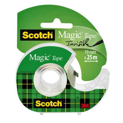 Afbeelding van Plakband Scotch Magic 810 19mmx25m onzichtbaar + afroller