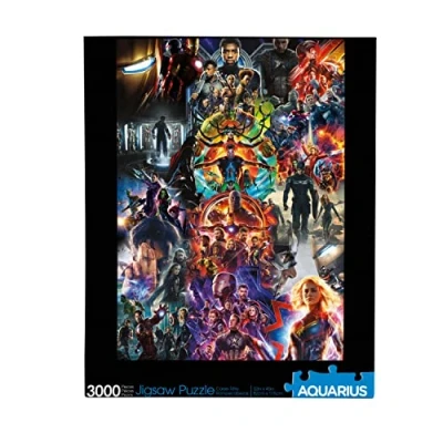 Afbeelding van AQUARIUS 68517 Marvel MCU Collage Avengers Jigsaw Puzzel, Berry, One Size