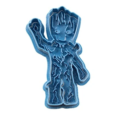 Afbeelding van Hele cuticuter groot baby hoeder van de Galaxie uitsteekvorm, blauw, 8 x 7 1,5 cm