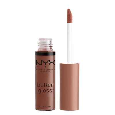 Afbeelding van Nyx Professional Makeup Butter Lip Gloss Ginger Snap Glanzende Lipgloss Bruin