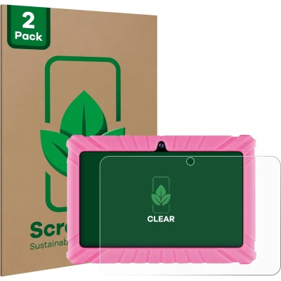 Afbeelding van ScreenLeaf Screenprotector voor Contixo V8 7&quot; Duurzame schermbescherming Folie Beschermfolie transparant (2 Stuks)