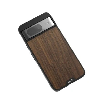 Afbeelding van Mous Case voor Google Pixel 8 met MagSafe Limitless 5.0 Walnoot Hoesje Schokbestendig