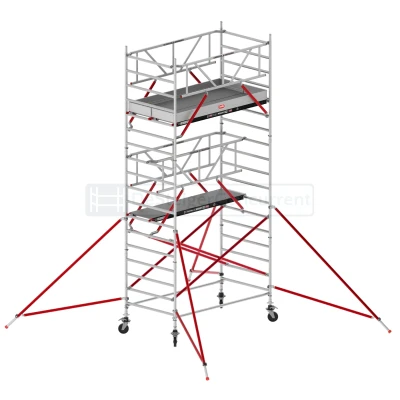 Afbeelding van Rolsteiger Altrex RS TOWER 52 SafeQuick L305xB135cm 6.20m werkhoogte Houten platformen